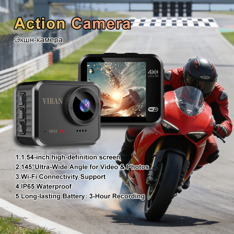 ミニアクションカメラ 4K ウルトラHD 16MP 長時間録 - Ip Camera Outdoor 4K のレビューと価格
