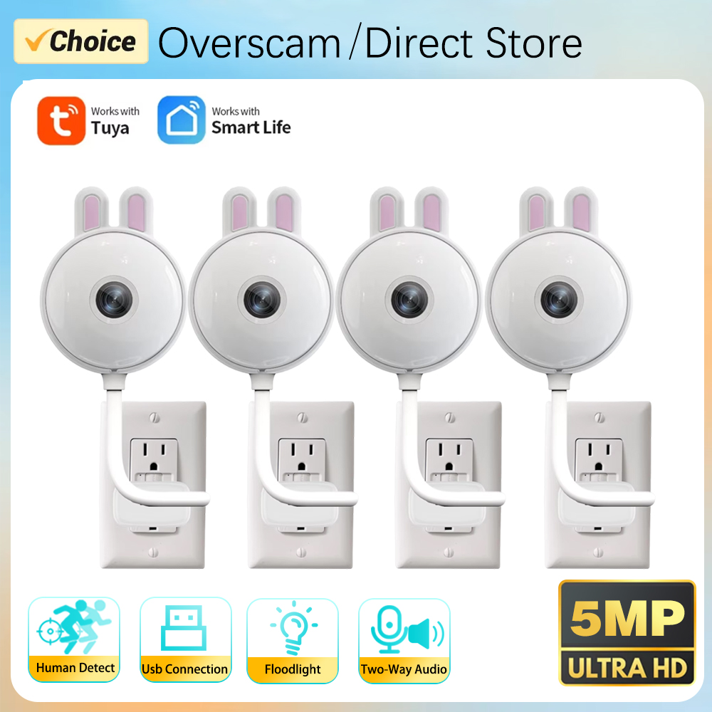 5MP Tuya Doodle WiFi USB フラッドラ - Home Security Flood Lights のレビューと価格