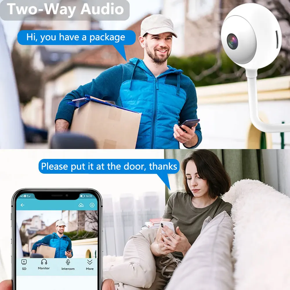 5MP Tuya Doodle WiFi USB フラッドラ - Home Security Flood Lights のレビューと価格