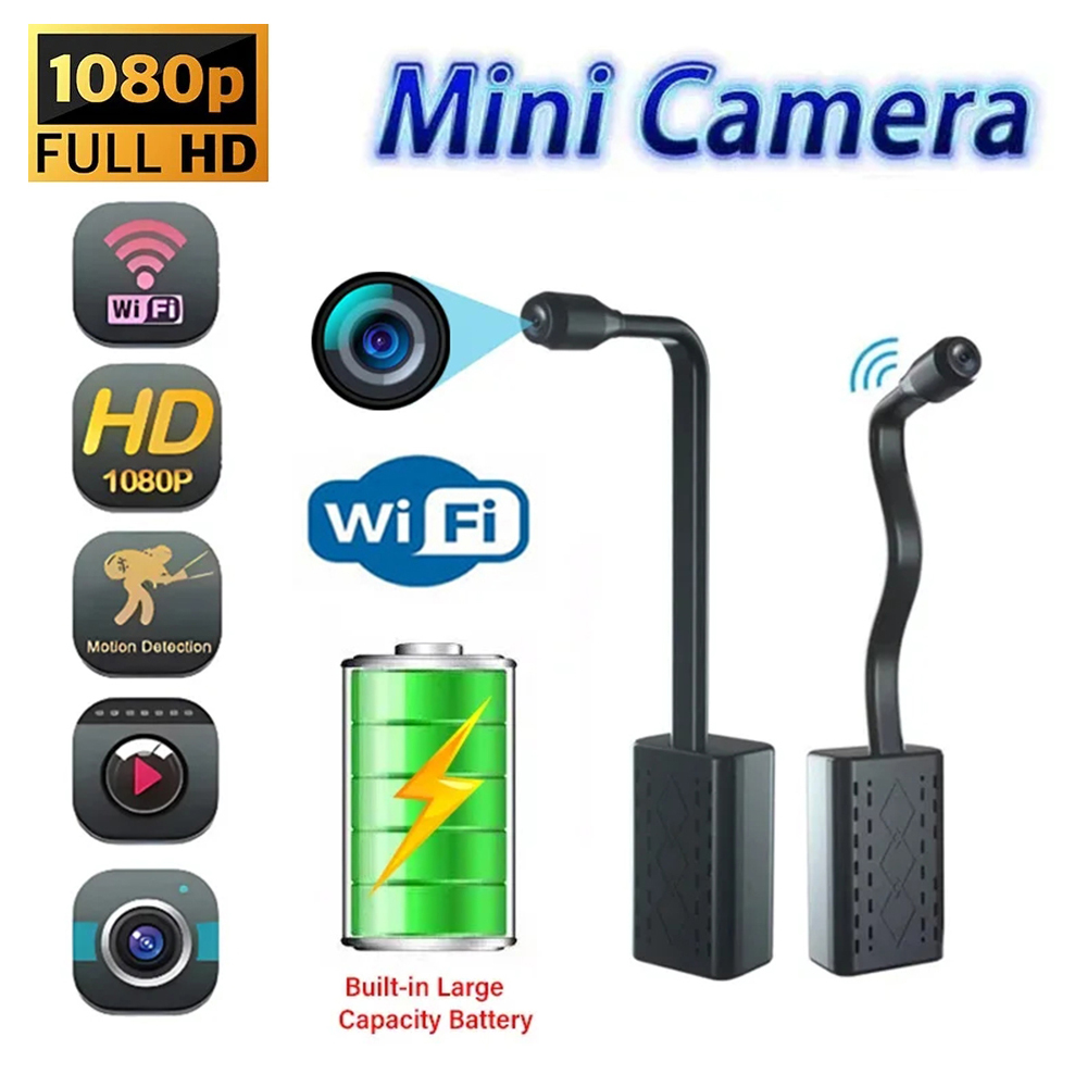 HD 1080P ミニカメラモーション検出 WiFi カメラ - Home Security No Wifi Needed のレビューと価格