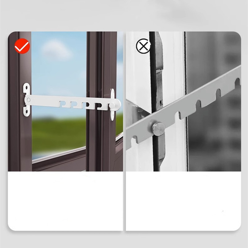 新しいインナーウィンドウリミッターラッチ位置ストッパー開き窓 - Home Security For Windows のレビューと価格
